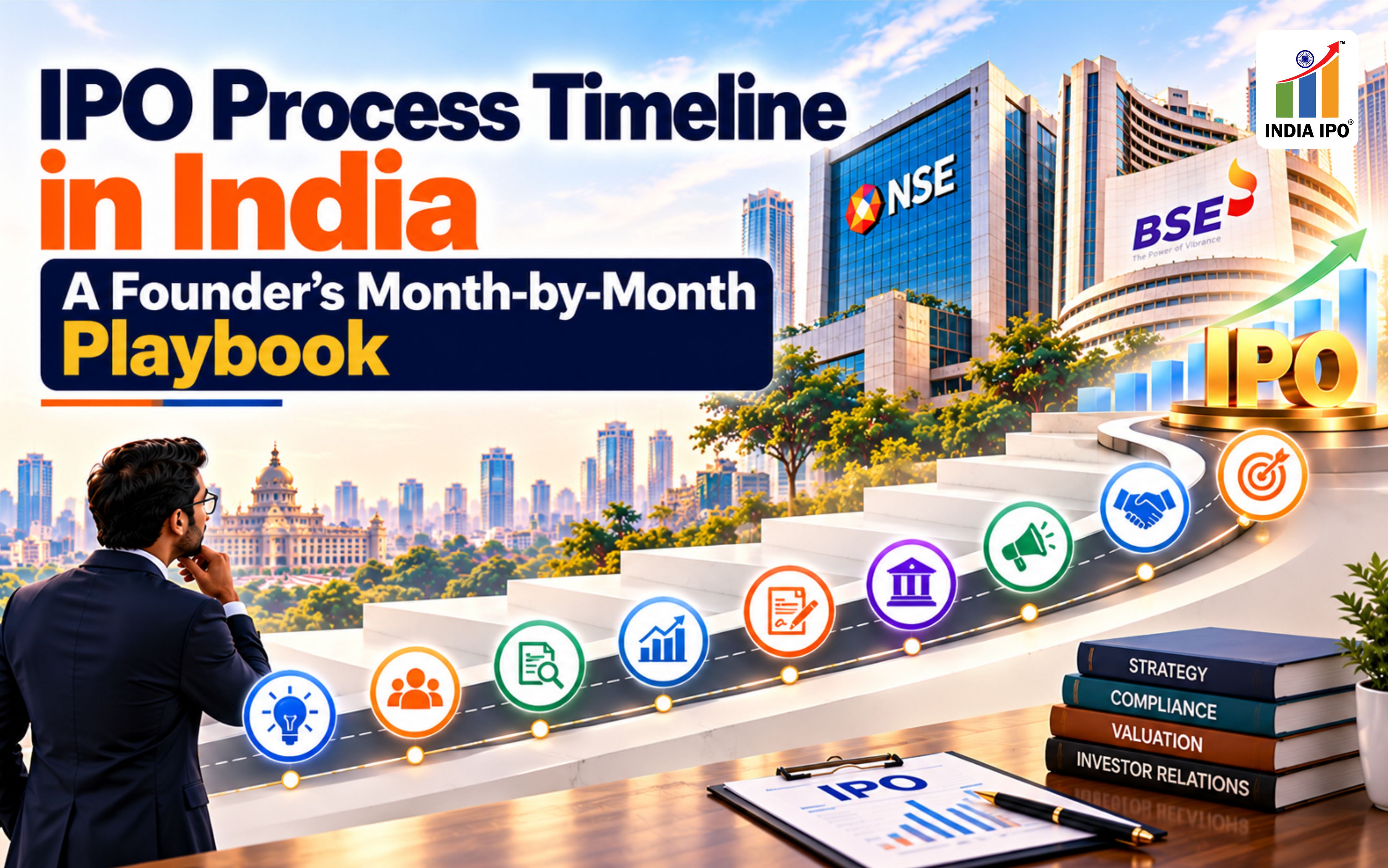 IPO Process Timeline in India: A Founder’s Month-by-Month Playbook